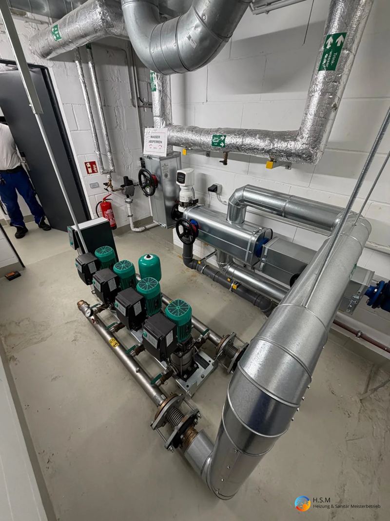 Druckerhöhungsanlage für die Trinkwasserversorgung